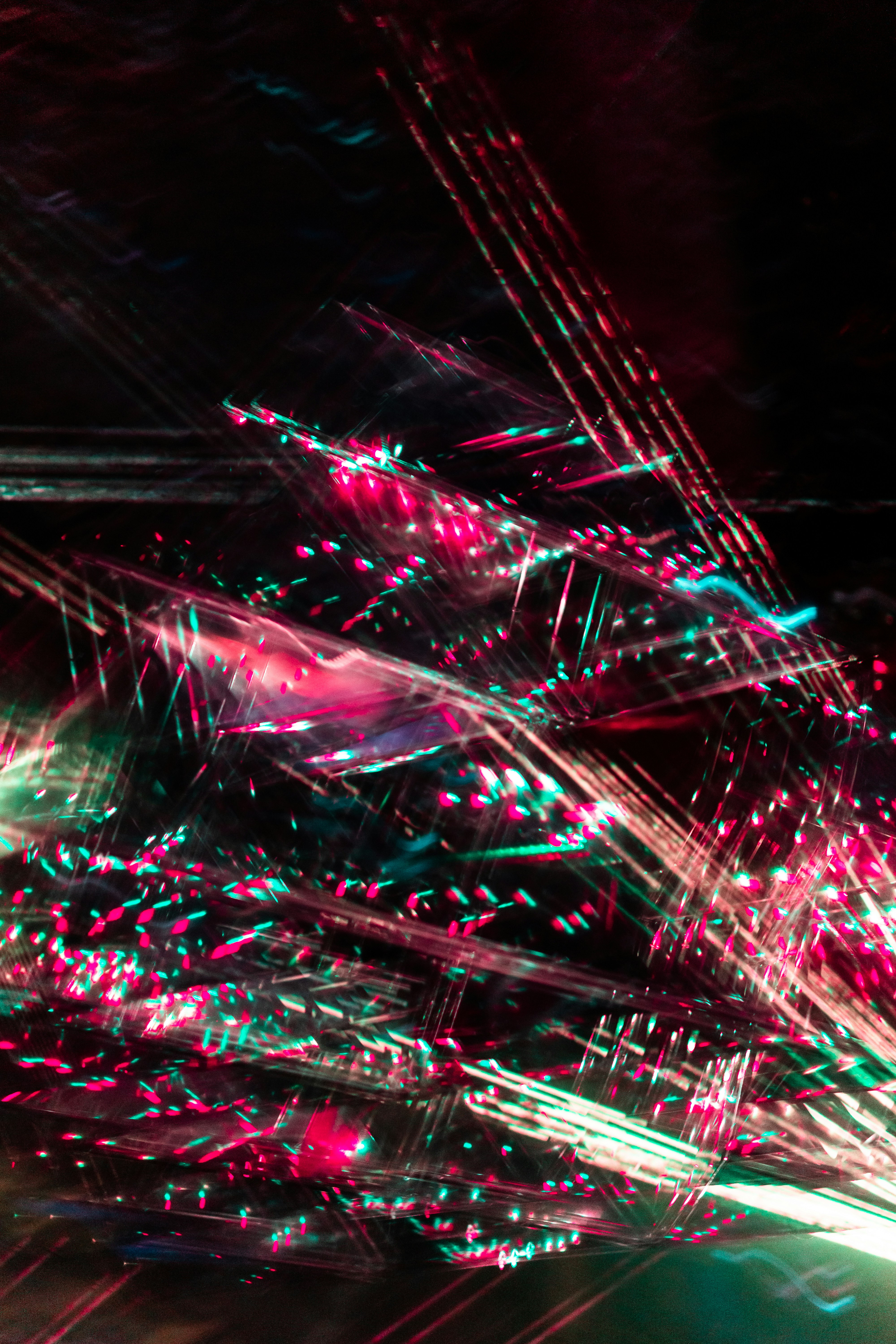 Red And Black Abstract Wallpaper