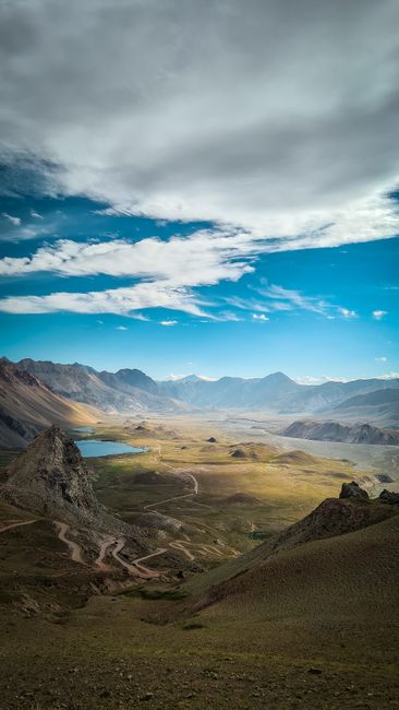 Breathtaking Landscape Of Las Leñas Valley With Mountains, Sky, And A Serene Lake In Mendoza, Argentina. wallpaper preview