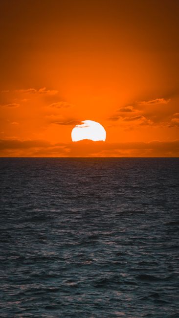 Captivating Sunset Scene Over The Ocean In Nuevo Vallarta, Mexico. wallpaper preview