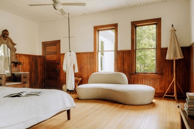Bedroom With Warm Wood 2/3 (IG: @clay.banks) wallpaper preview
