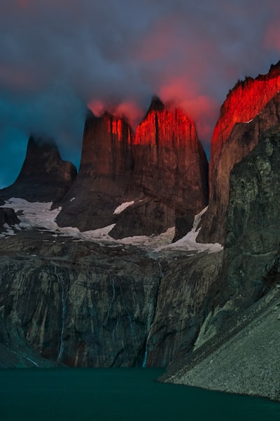 The Cordillera Del Paine At Sunrise wallpaper preview