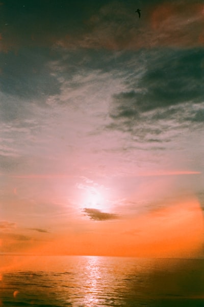 Sunset Over A Calm Ocean wallpaper preview