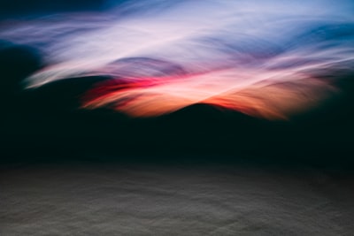 The Final Light Of Sunset Sweeps Across A Mountain Landscape, Dissolving Sky, Cloud And Horizon Into Flowing Bands Of Colour. Captured Using Intentional Camera Movement, Transforming A Fleeting Highland Sunset Into An Impression Of Motion, Atmosphere And Fading Light. wallpaper preview