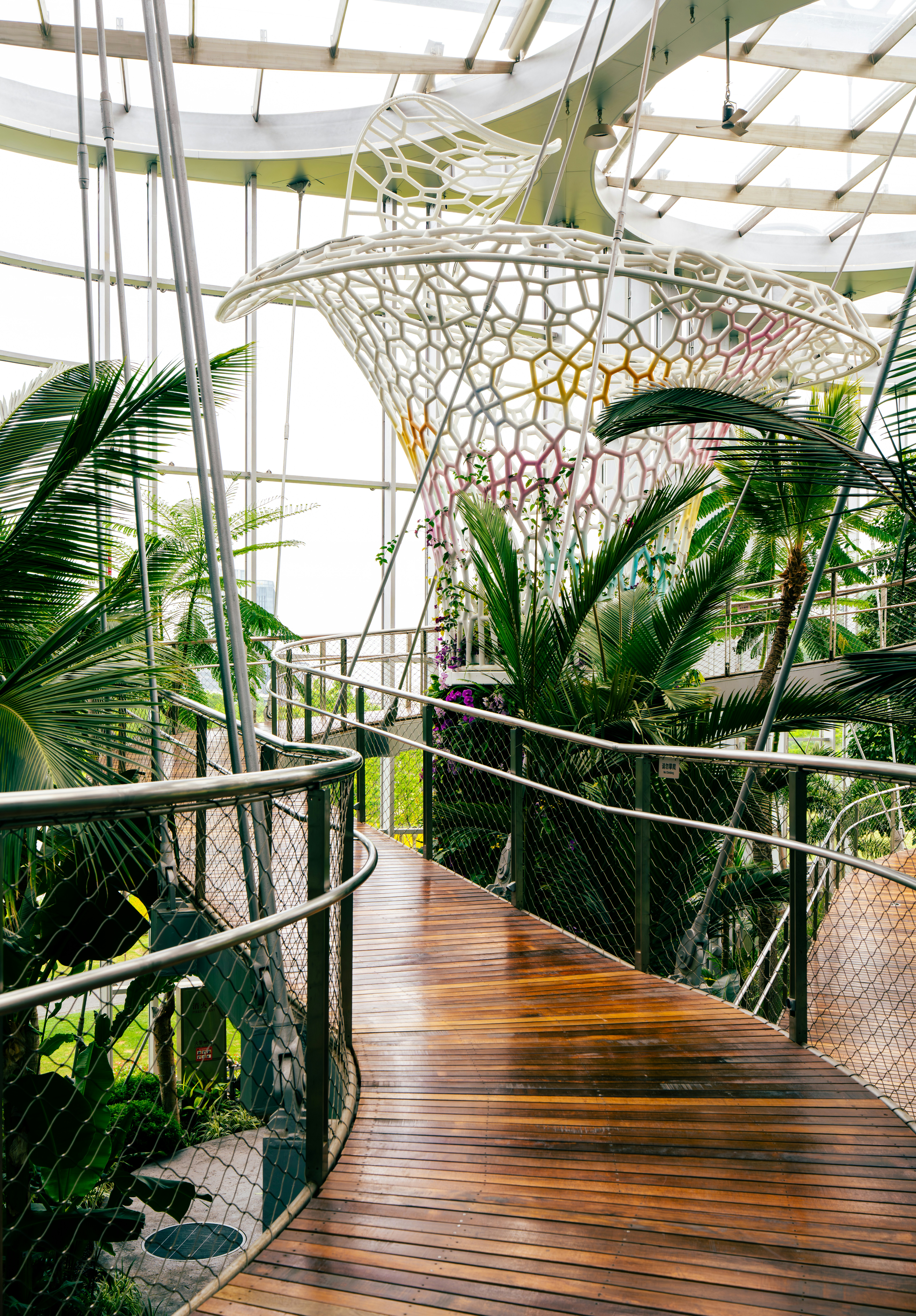 Shanghai Greenhouse Garden HD mobile wallpaper