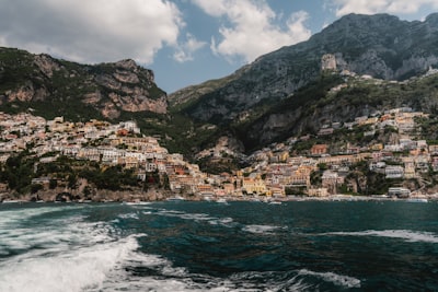 Dramatic Coastal Townscape Of Positano, Amalfi Coast wallpaper preview