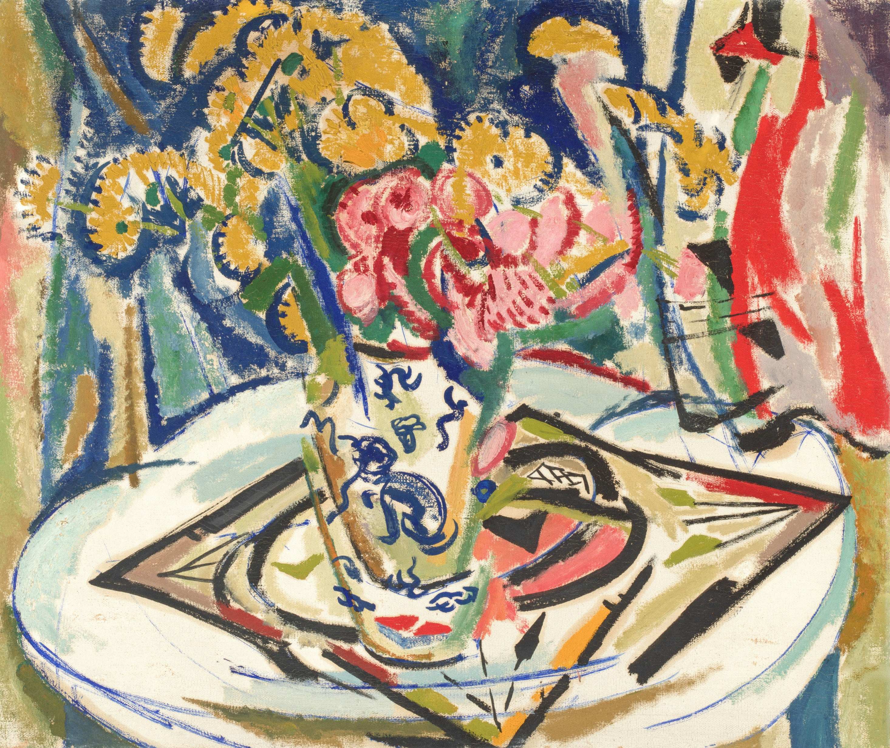 H. Lyman Saÿen, Flowers, 1915, Oil On Canvas, 30 1/8 X 36 1/8 In. (76.5 X 91.8 Cm.), Smithsonian American Art Museum, Gift Of H. Lyman Sayen To His Nation, 1967.6.18 HD mobile wallpaper