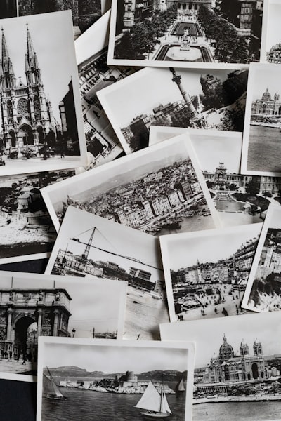 Vintage Postcards From France. wallpaper preview