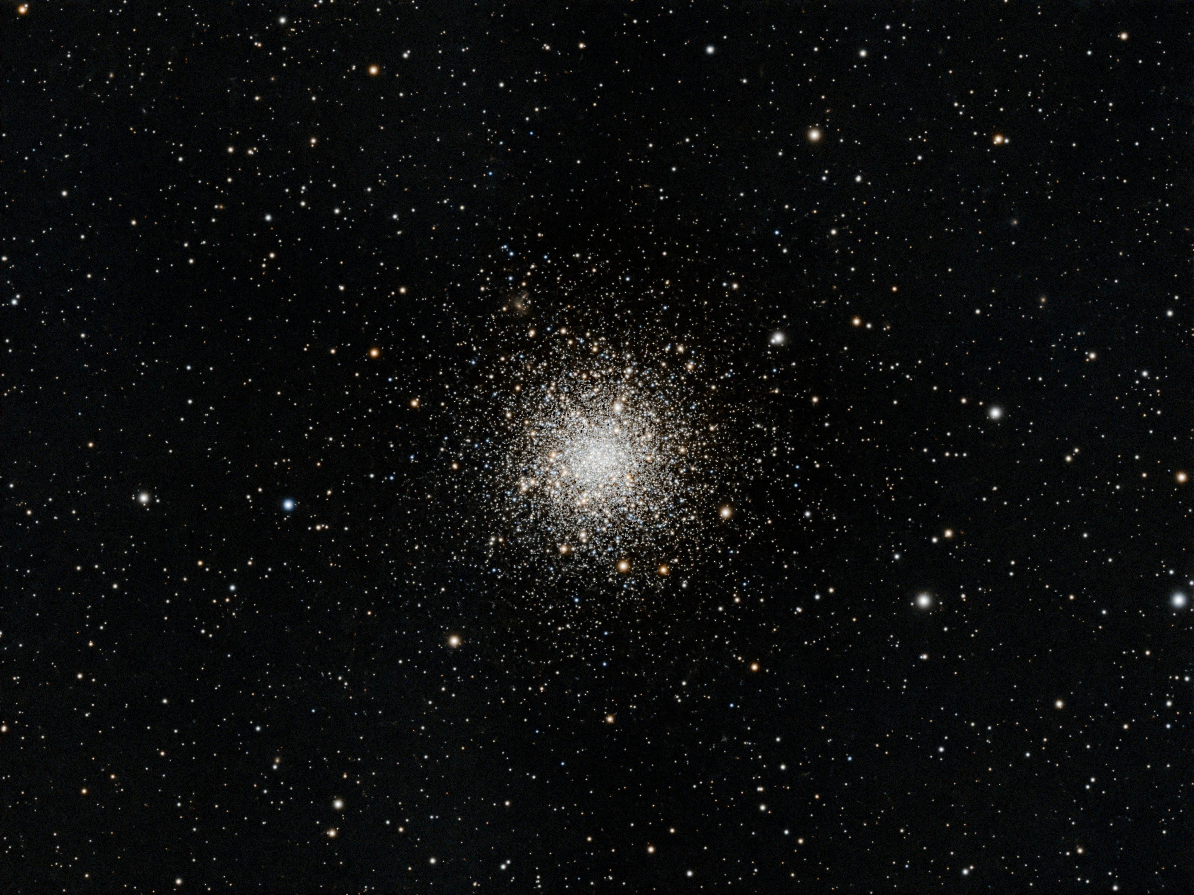 Here's Another Fairly Typical Globular Cluster, Messier 12 (M12), Also Known As The Gumball Globular Cluster. It Contains A Relatively Loose Concentration Of Approximately 200,000 Stars And Lies About 16,000 Light-years From Earth In The Constellation Ophiuchus. HD mobile wallpaper