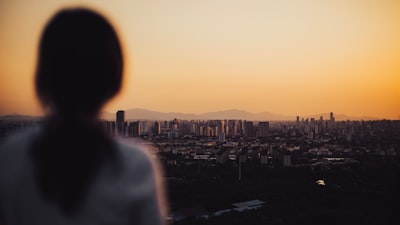 Watching The City Fade Into Gold wallpaper preview