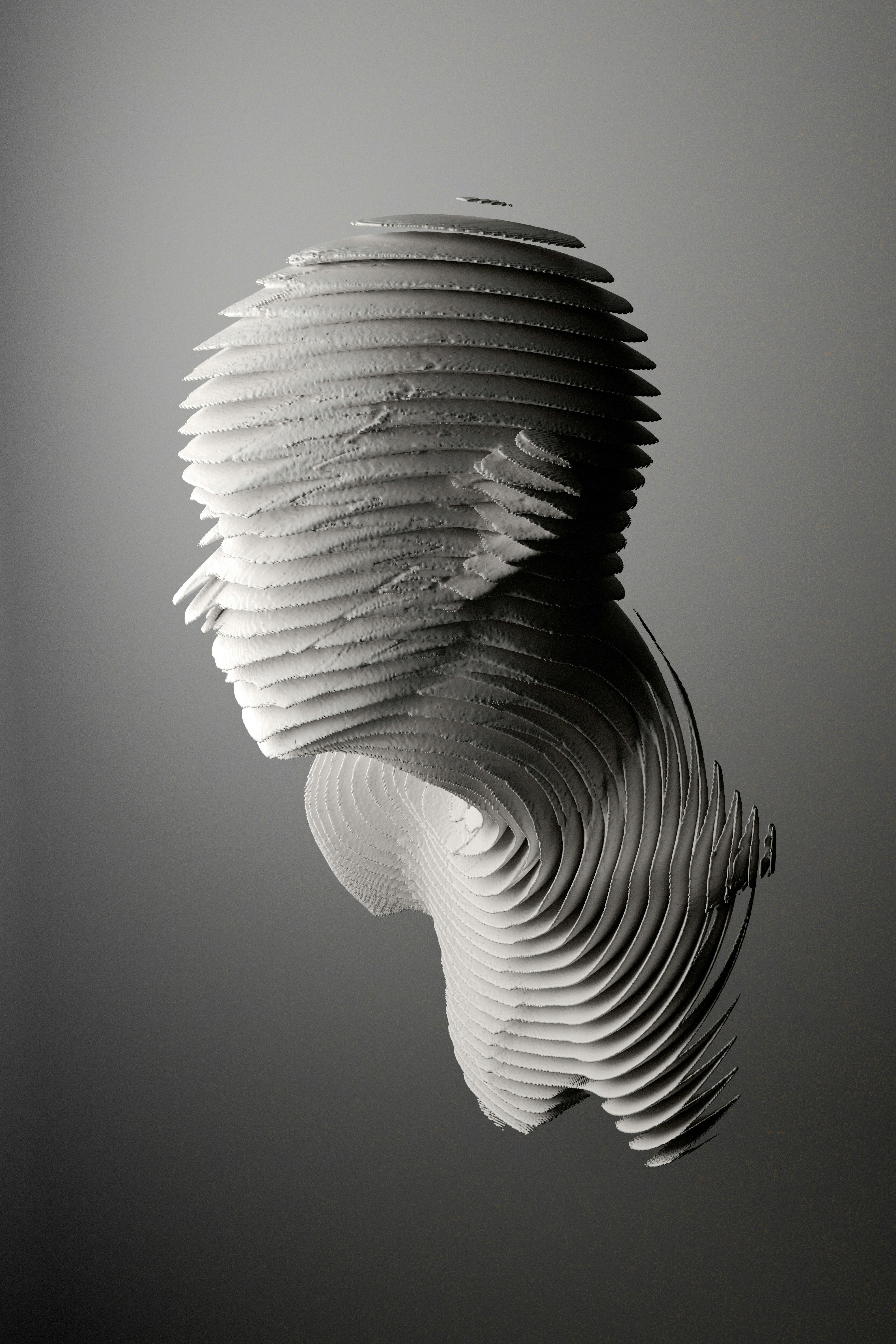 A Black And White Photo Of A Sculpture HD mobile wallpaper