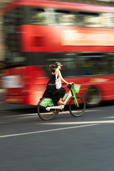 Lime Bike London Bus wallpaper preview