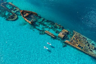 Kayaking Around The Tangalooma Wrecks wallpaper preview