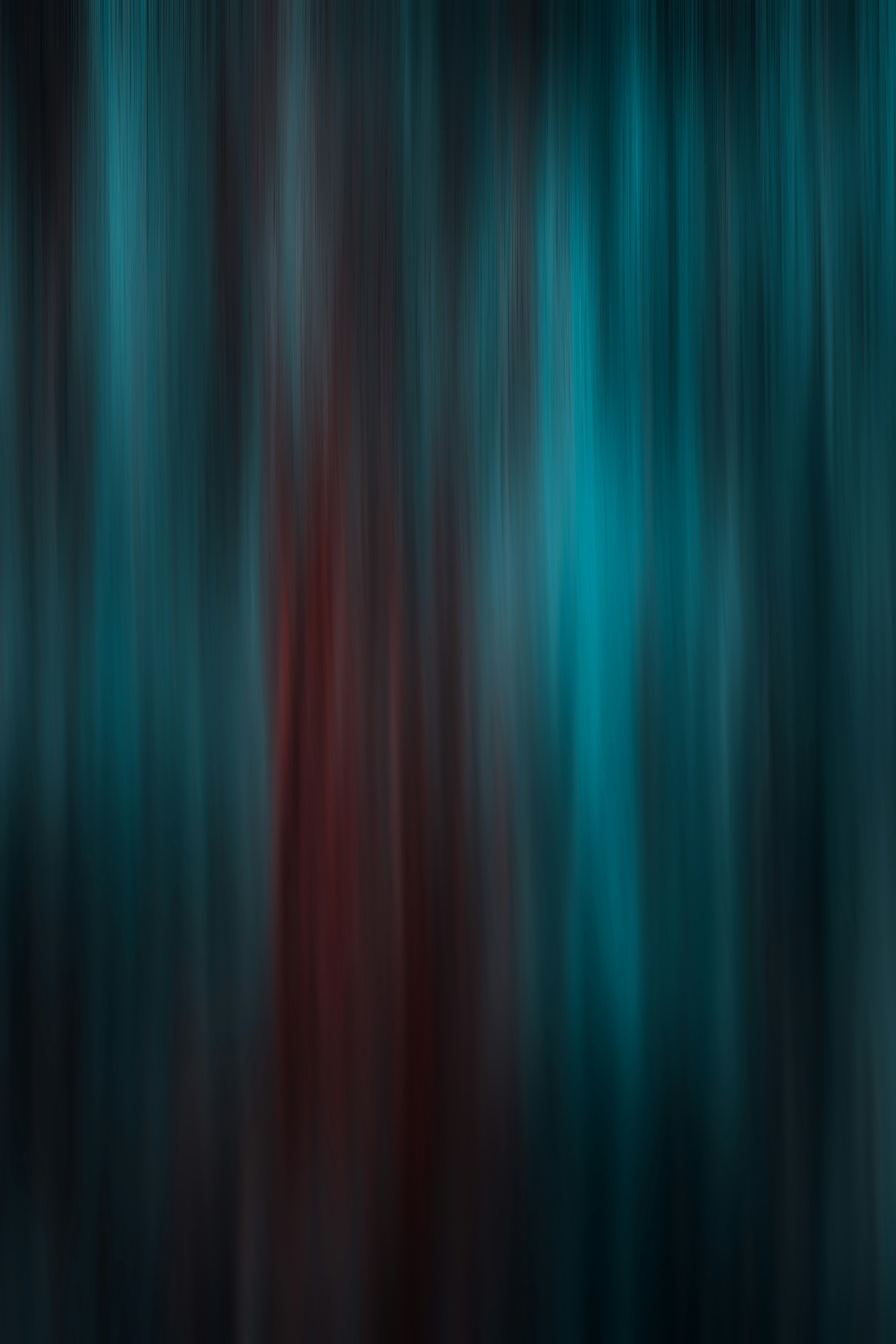 A Blurry Image Of A Red And Blue Forest HD mobile wallpaper