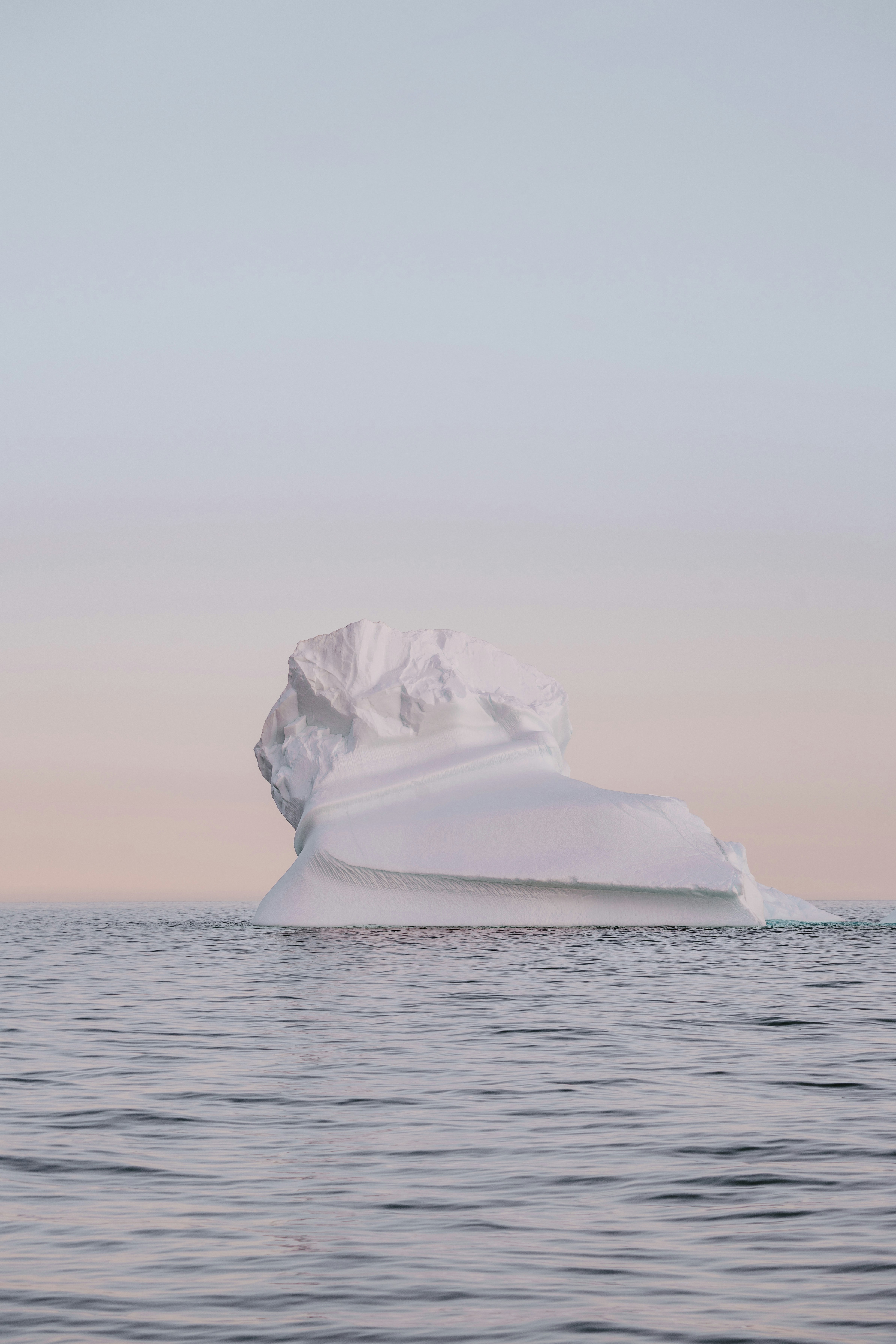 Iceberg In The Arctic At Dusk HD mobile wallpaper