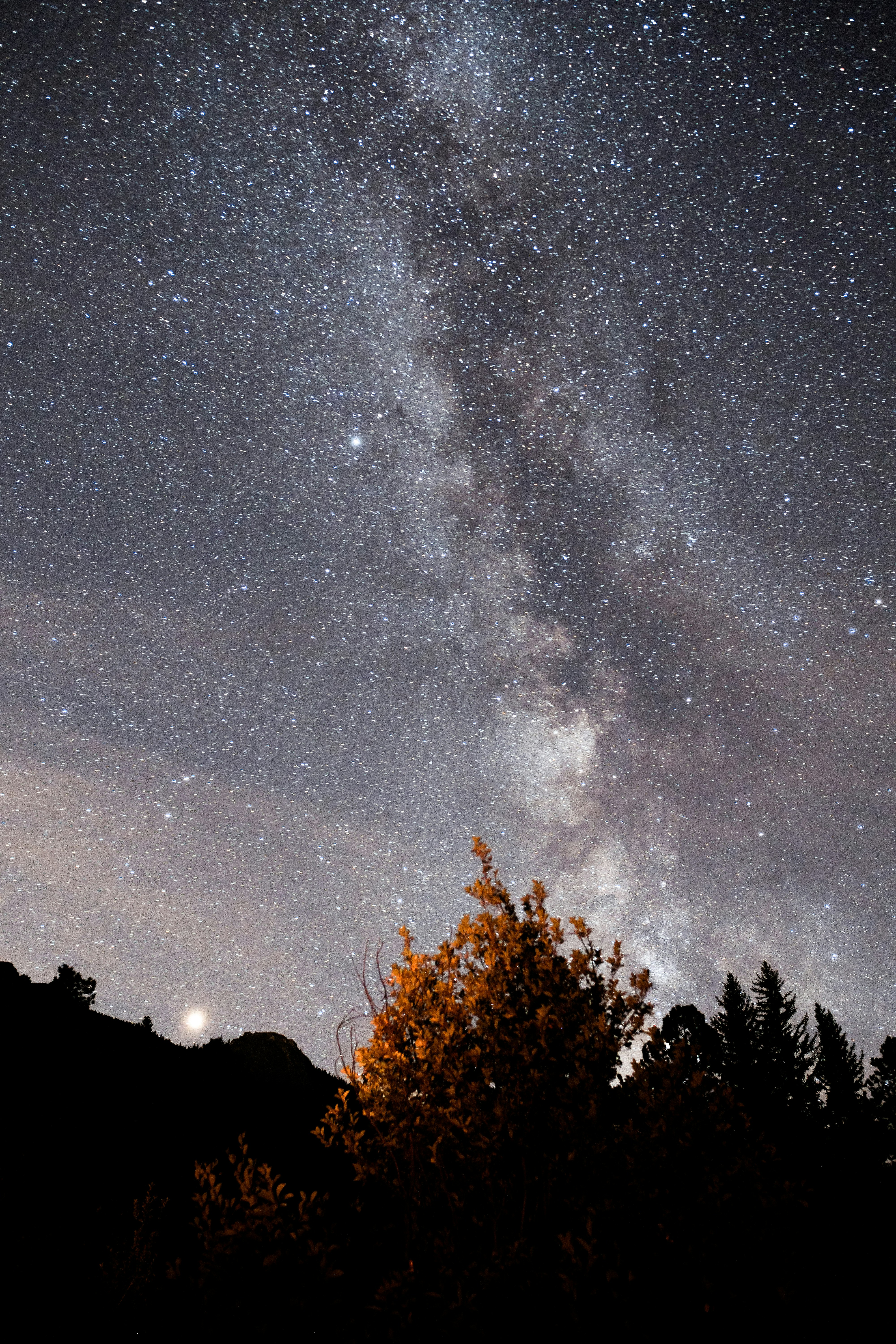 Milkyway & Mars HD mobile wallpaper