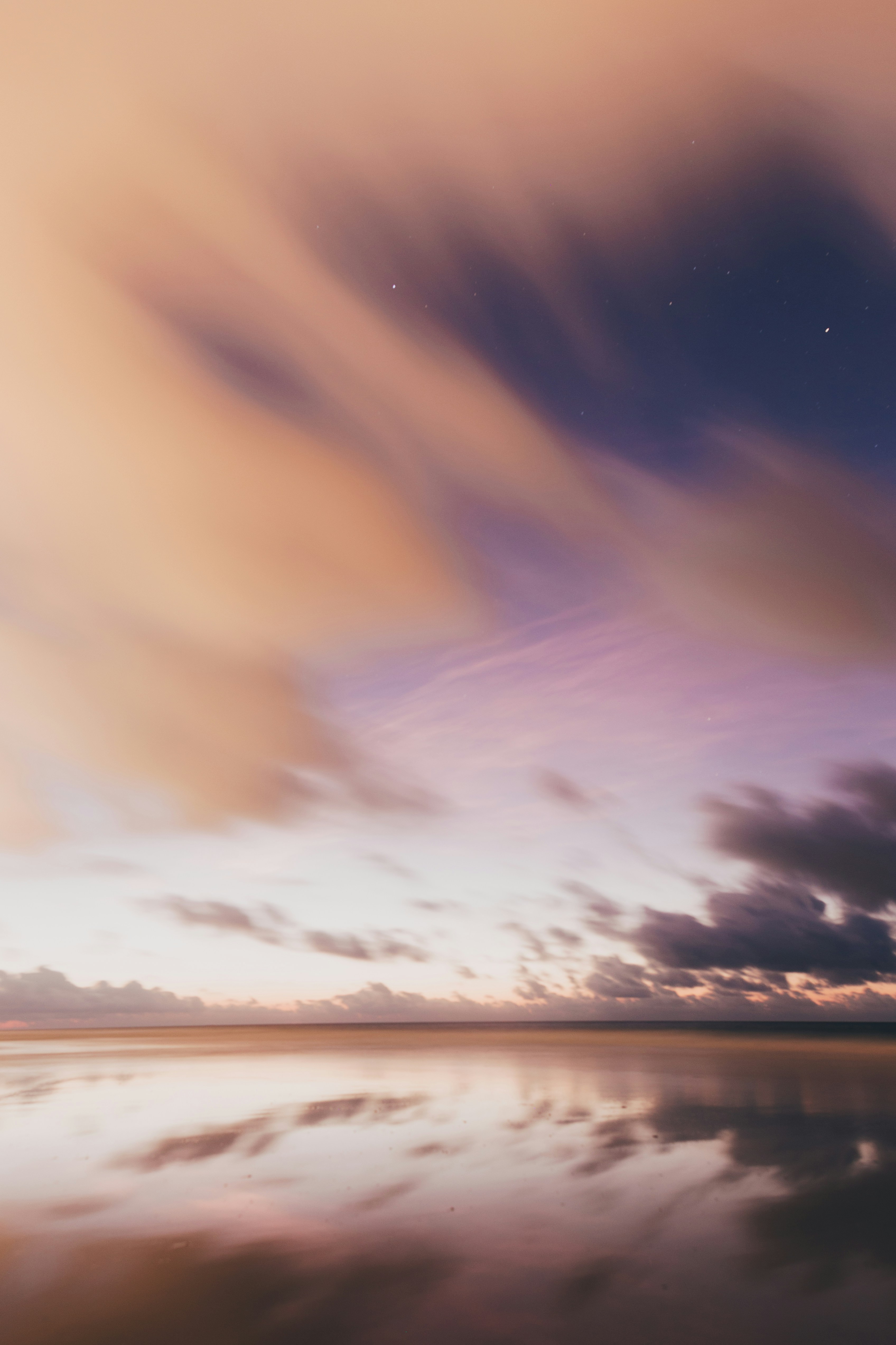 Cloudy Sky Under Blue Sky HD mobile wallpaper