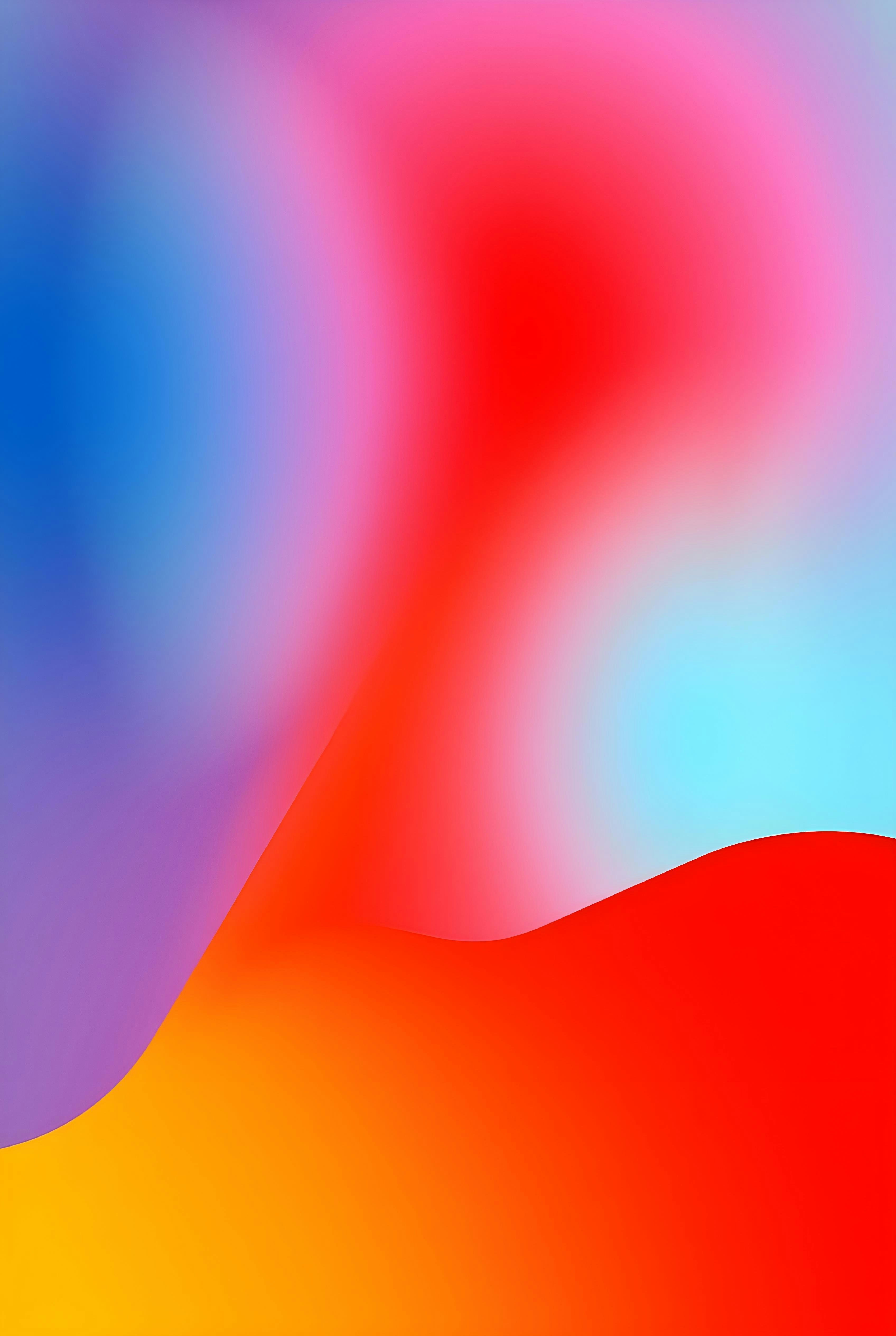 A Blurry Image Of A Multicolored Background HD mobile wallpaper