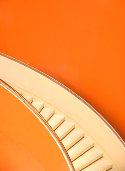 Stair Inside Red Wall wallpaper preview